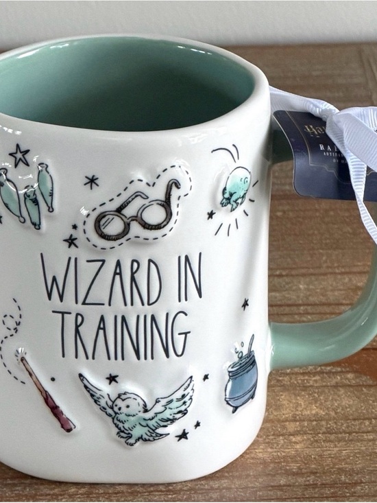 Other - Wizard in Training Ceramic Mug - Mint Interior & Handle